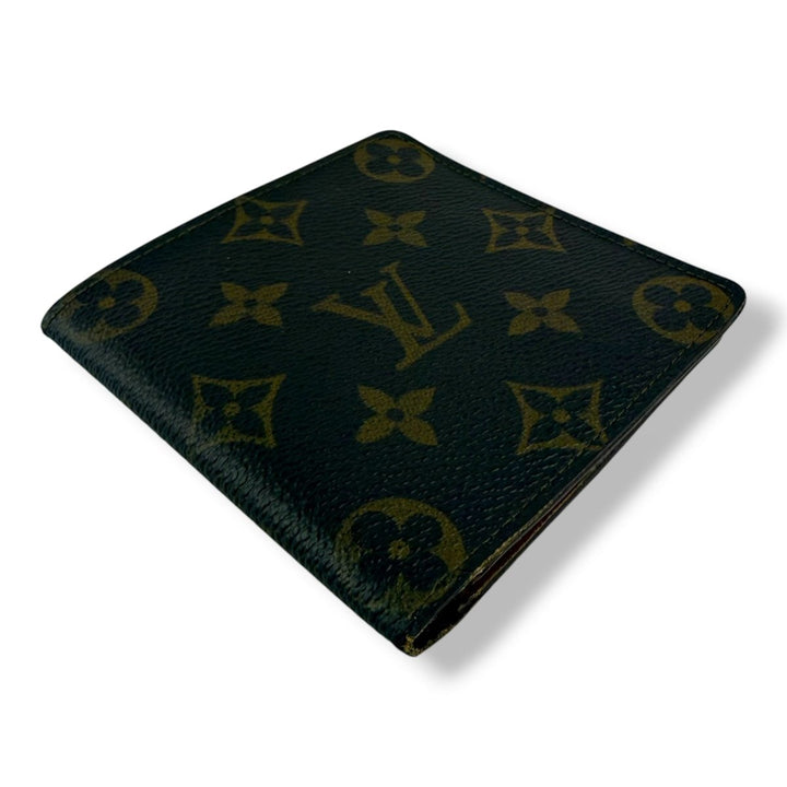 Louis Vuitton Vintage Bifold Brown Monogram Wallet 7763 - Lux Central