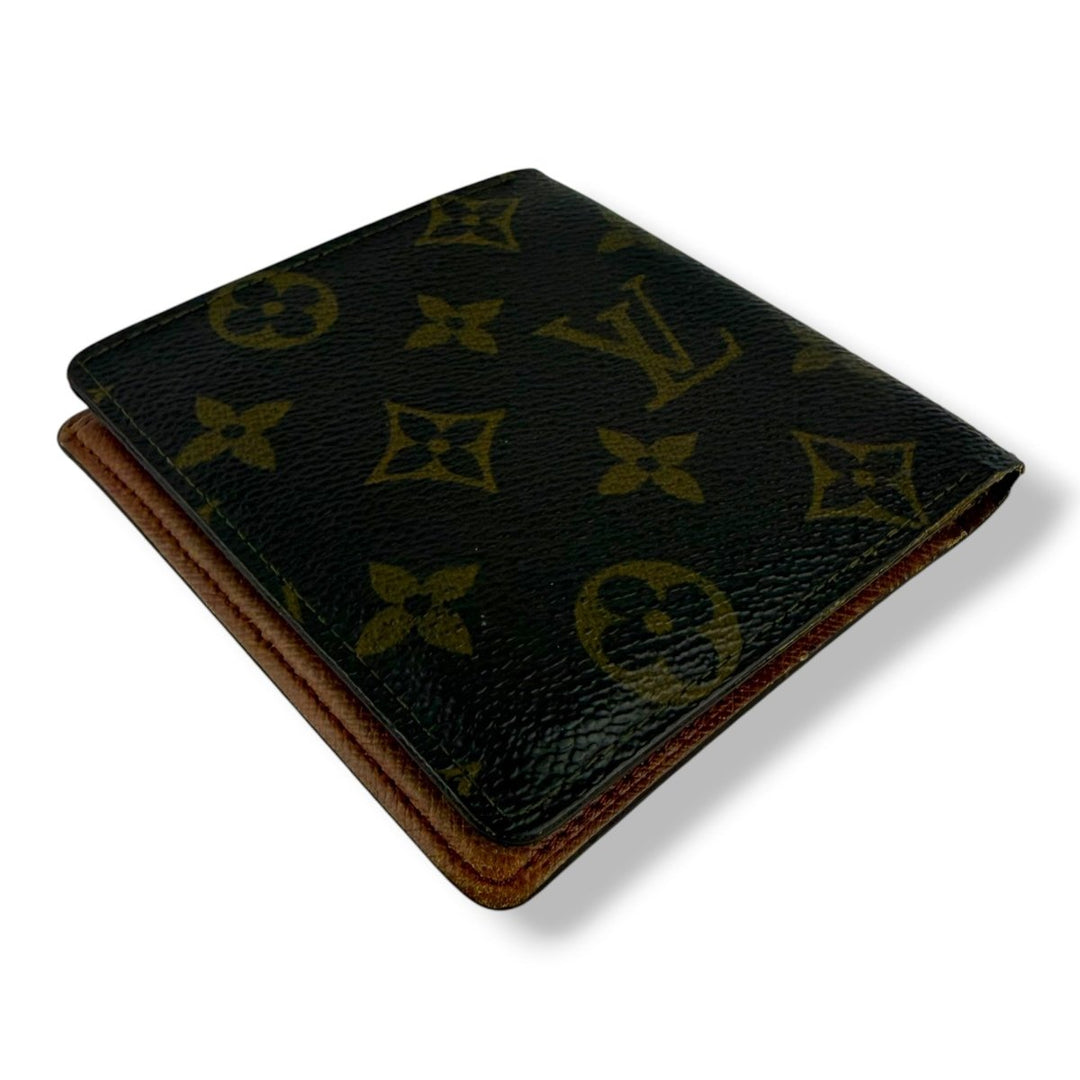 Louis Vuitton Vintage Bifold Brown Monogram Wallet 7763 - Lux Central