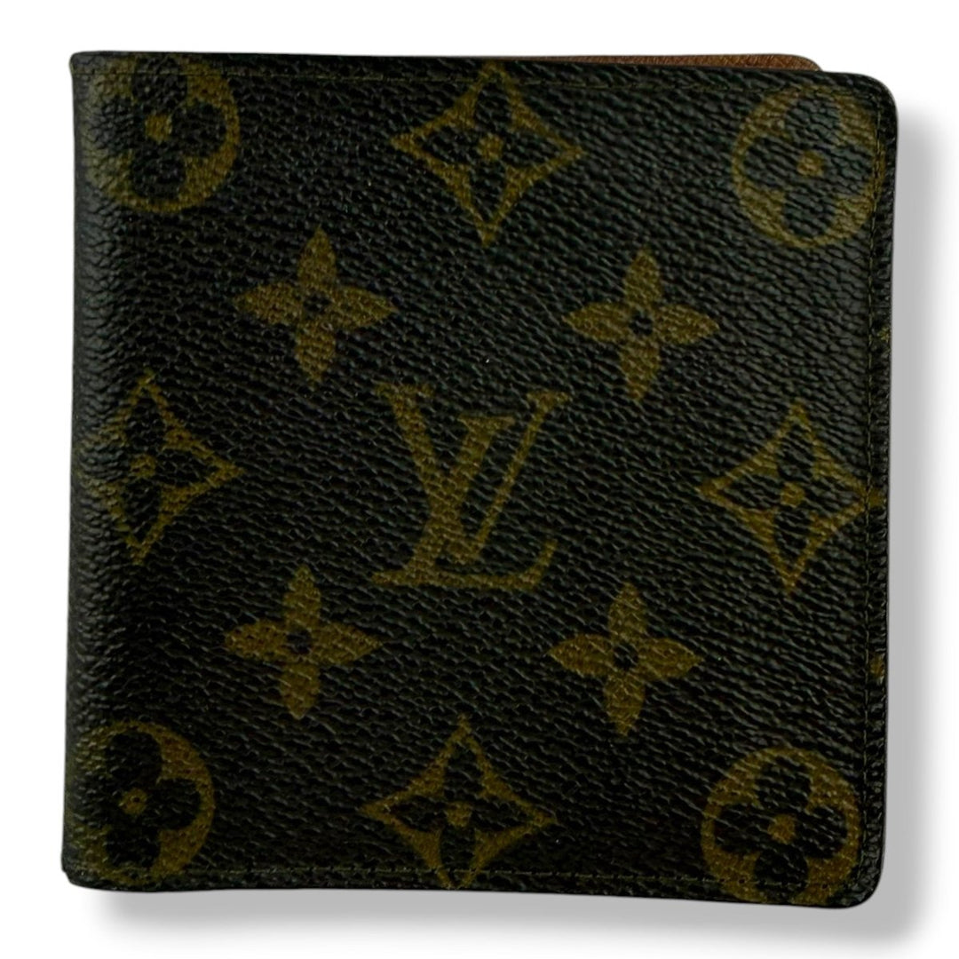 Louis Vuitton Vintage Bifold Brown Monogram Wallet 7763 - Lux Central