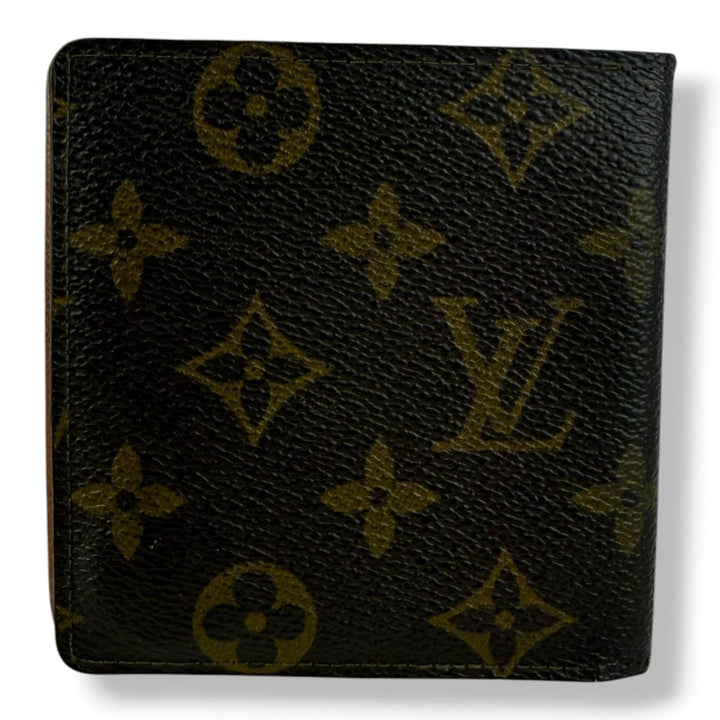Louis Vuitton Vintage Bifold Brown Monogram Wallet 7763 - Lux Central