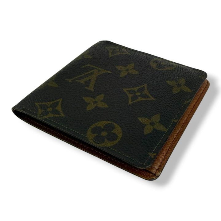 Louis Vuitton Vintage Bifold Brown Monogram Wallet 7763 - Lux Central