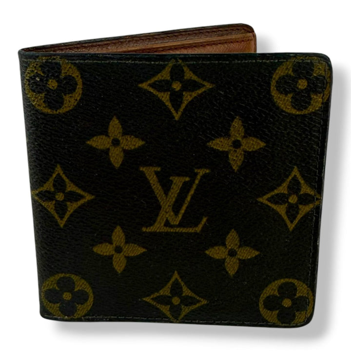 Louis Vuitton Vintage Bifold Brown Monogram Wallet 7764 - Lux Central