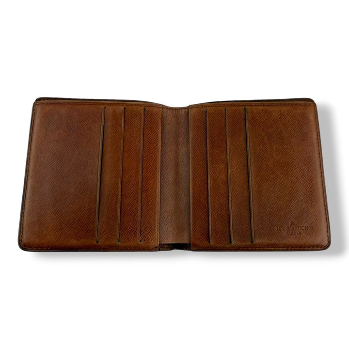 Louis Vuitton Vintage Bifold Brown Monogram Wallet 7764 - Lux Central
