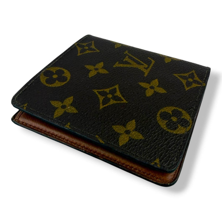 Louis Vuitton Vintage Bifold Brown Monogram Wallet 7764 - Lux Central