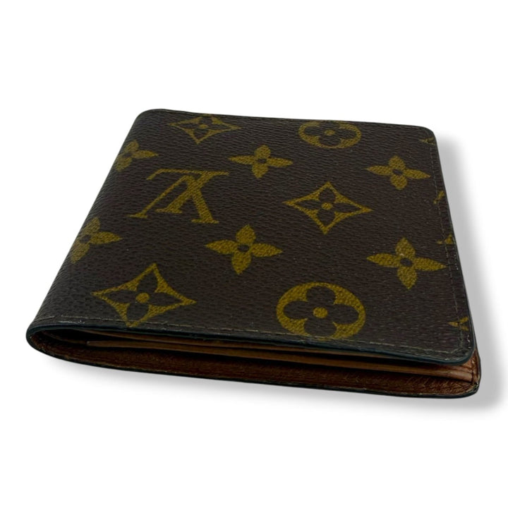 Louis Vuitton Vintage Bifold Brown Monogram Wallet 7764 - Lux Central