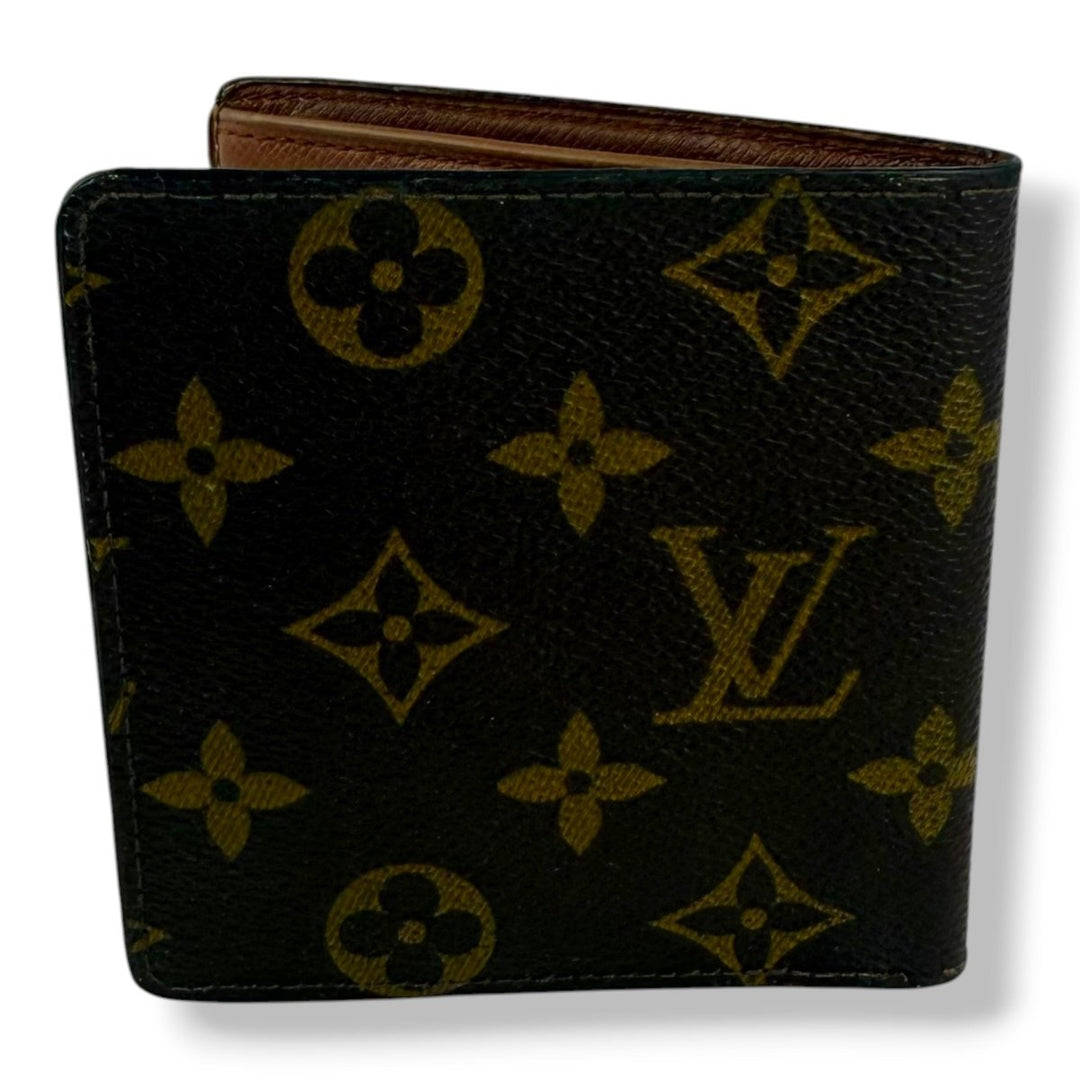 Louis Vuitton Vintage Bifold Brown Monogram Wallet 7764 - Lux Central