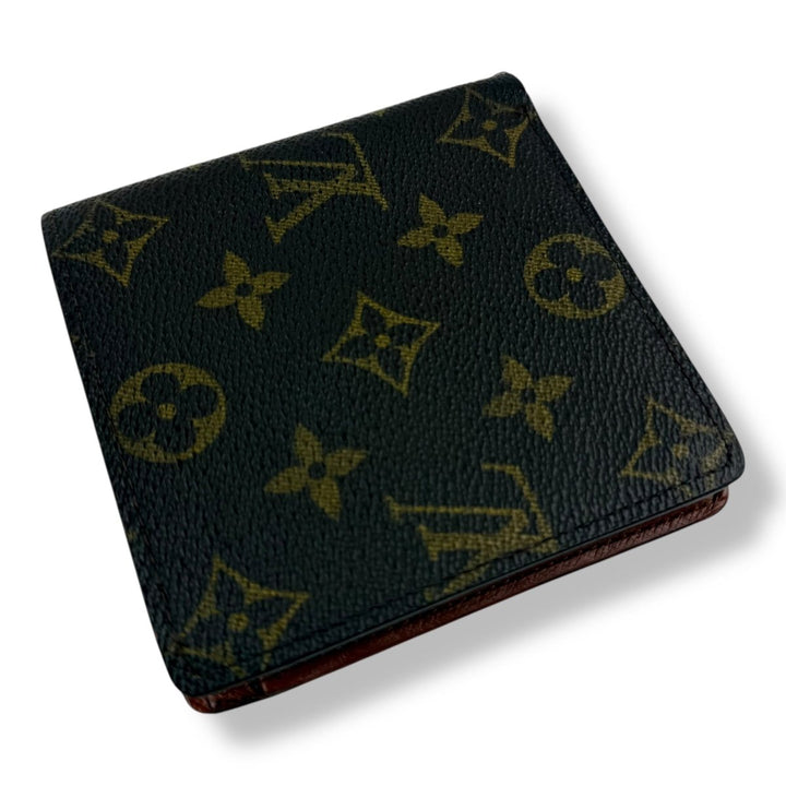 Louis Vuitton Vintage Bifold Brown Monogram Wallet - Lux Central