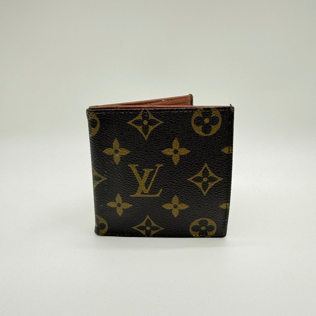 Louis Vuitton Vintage Bifold Brown Monogram Wallet 7864 - Lux Central