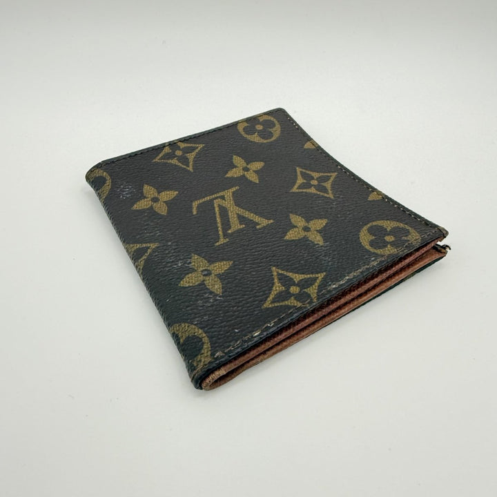 Louis Vuitton Vintage Bifold Brown Monogram Wallet 7864 - Lux Central