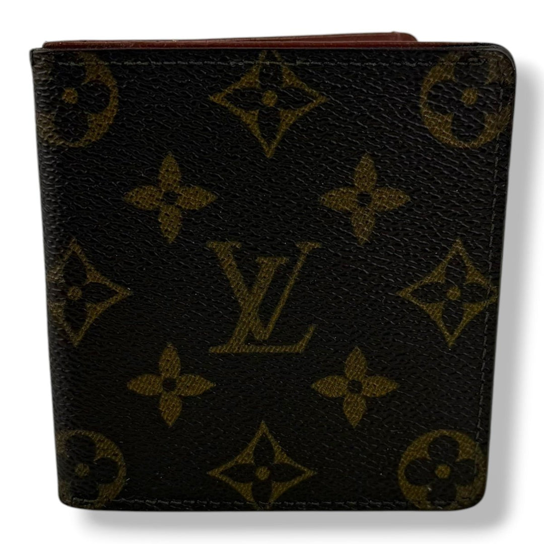Louis Vuitton Vintage Bifold Brown Monogram Wallet - Lux Central