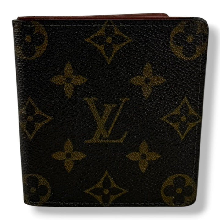 Louis Vuitton Vintage Bifold Brown Monogram Wallet - Lux Central