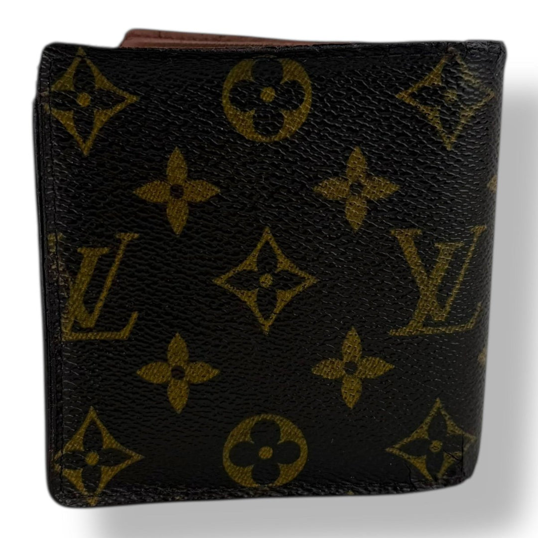 Louis Vuitton Vintage Bifold Brown Monogram Wallet - Lux Central