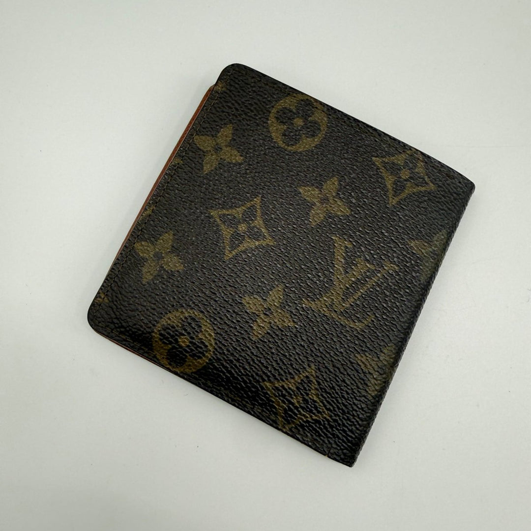 Louis Vuitton Vintage Bifold Brown Monogram Wallet - Lux Central
