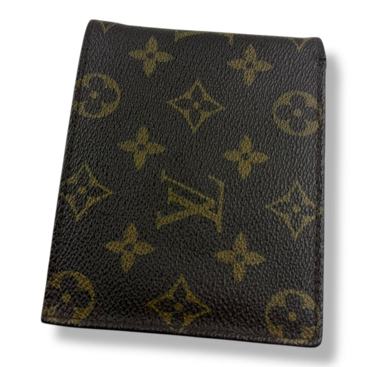 Louis Vuitton Vintage Bifold Brown Monogram Wallet - Lux Central