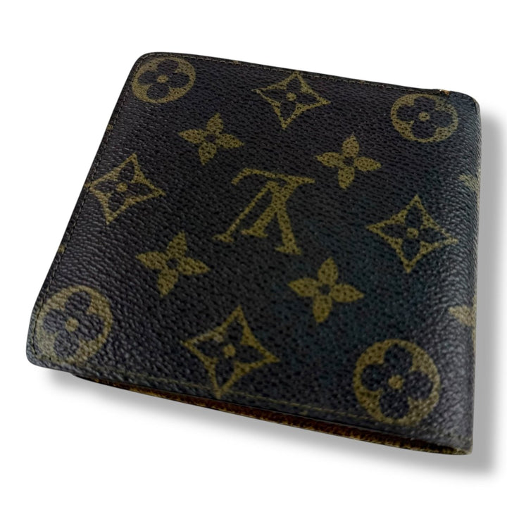 Louis Vuitton Vintage Bifold Brown Monogram Wallet - Lux Central