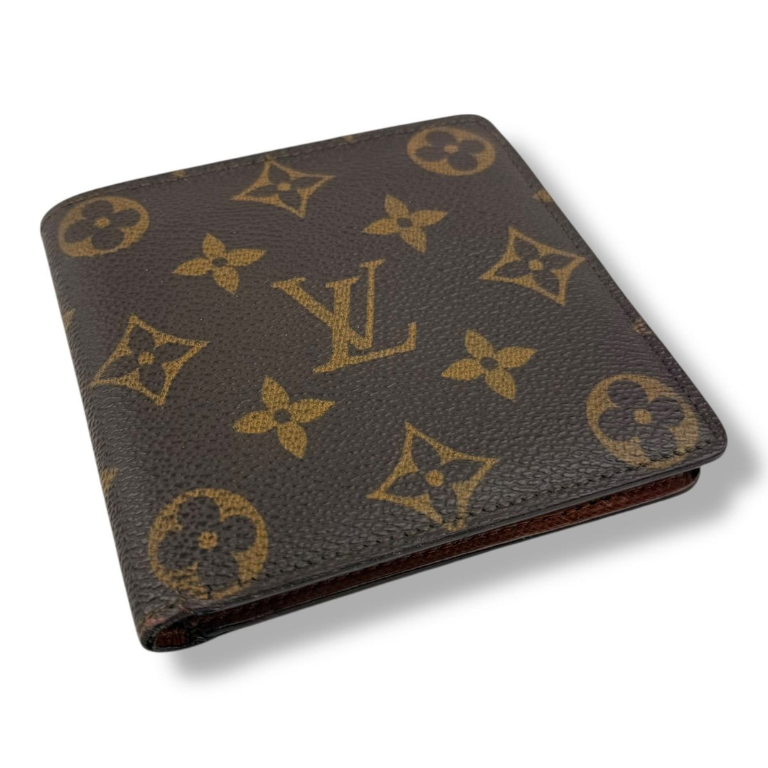 Louis Vuitton Vintage Bifold Brown Monogram Wallet - Lux Central