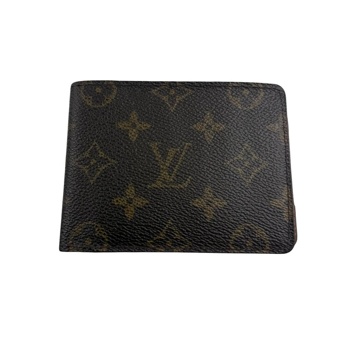 Louis Vuitton Vintage Bifold Brown Monogram Wallet - Lux Central