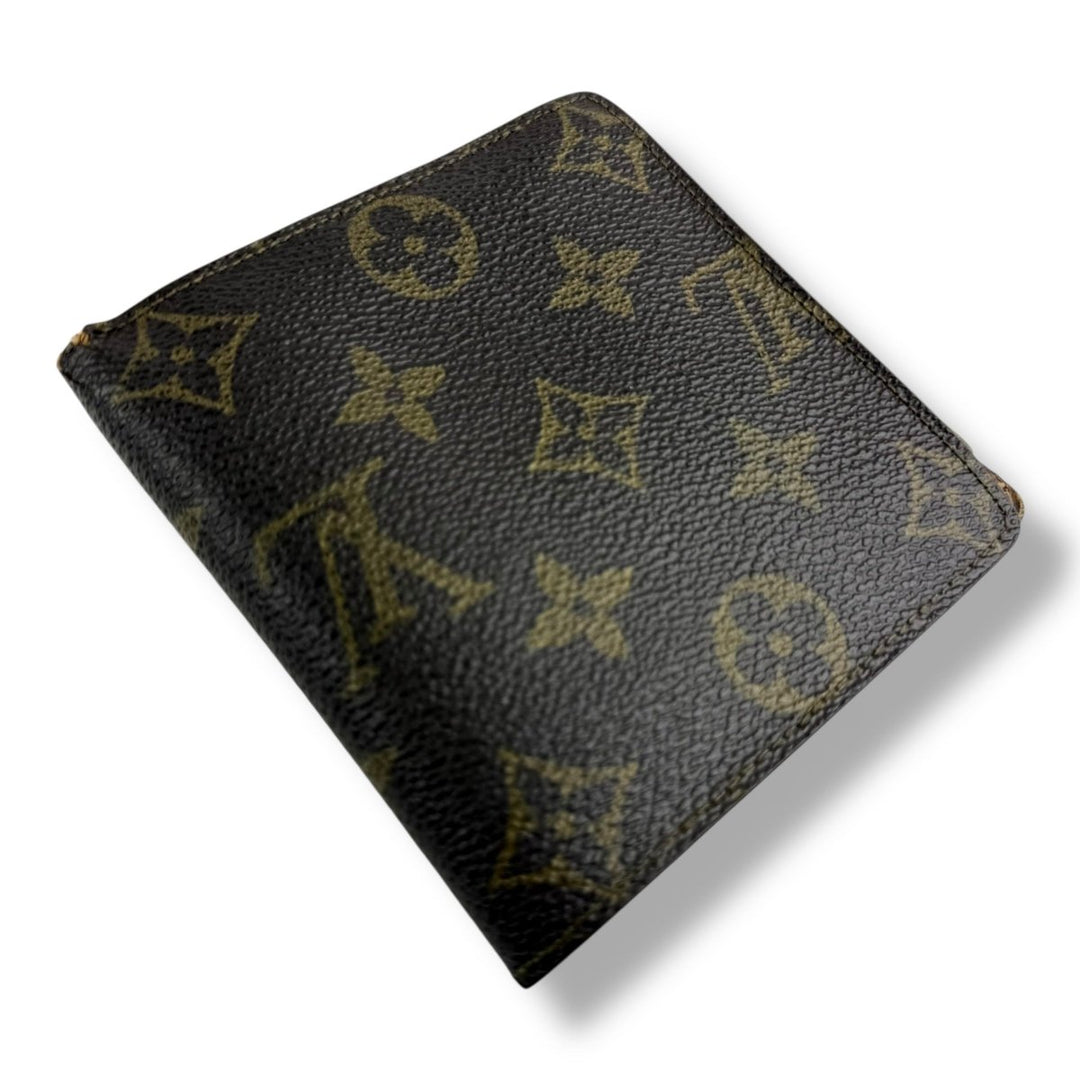 Louis Vuitton Vintage Bifold Brown Monogram Wallet - Lux Central