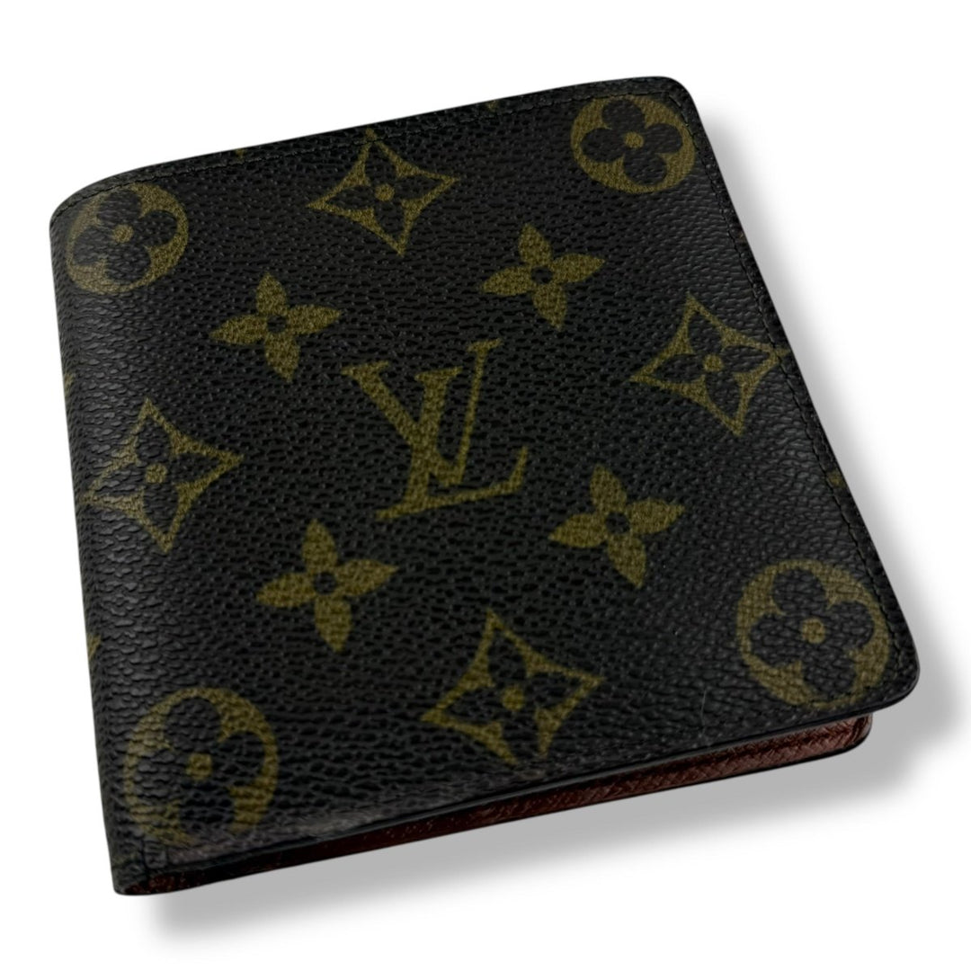 Louis Vuitton Vintage Bifold Brown Monogram Wallet - Lux Central