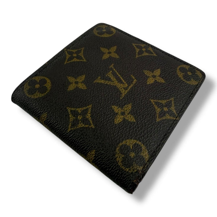Louis Vuitton Vintage Bifold Brown Monogram Wallet - Lux Central