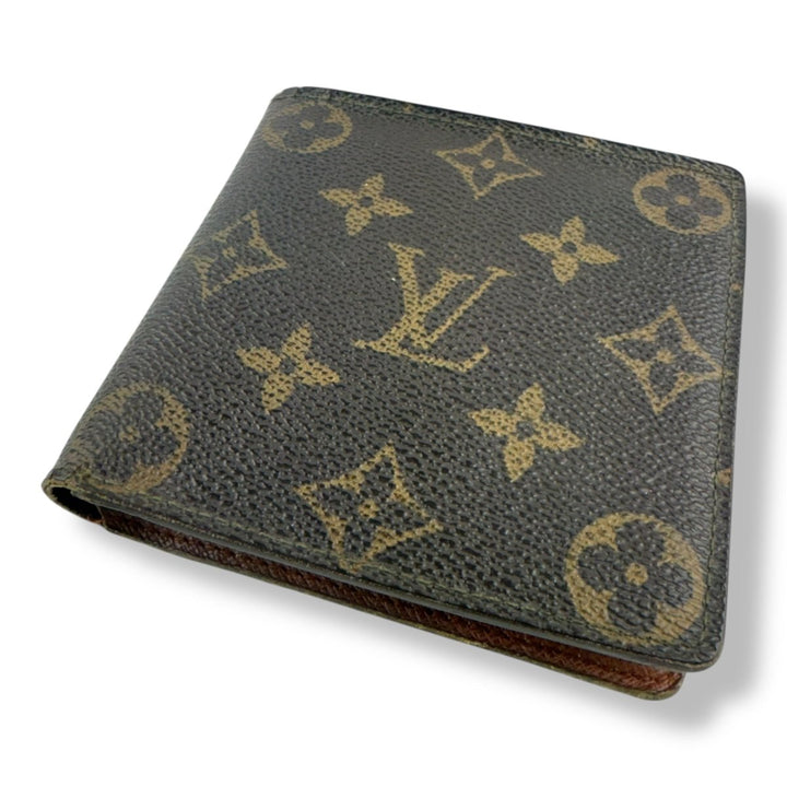 Louis Vuitton Vintage Bifold Brown Monogram Wallet - Lux Central