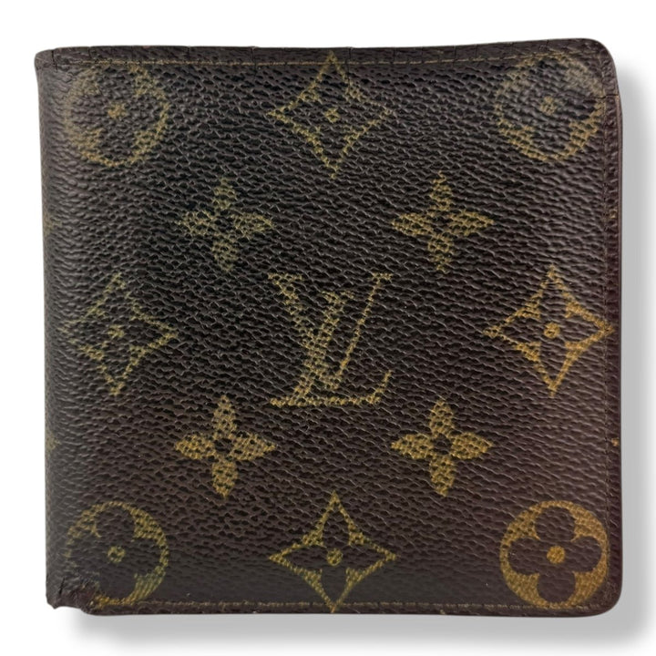 Louis Vuitton Vintage Bifold Brown Monogram Wallet - Lux Central