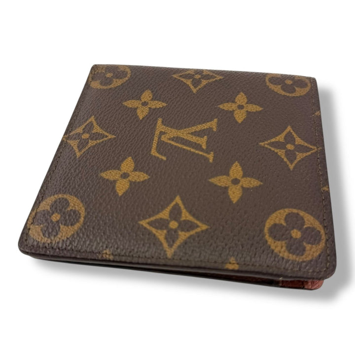 Louis Vuitton Vintage Bifold Brown Monogram Wallet - Lux Central