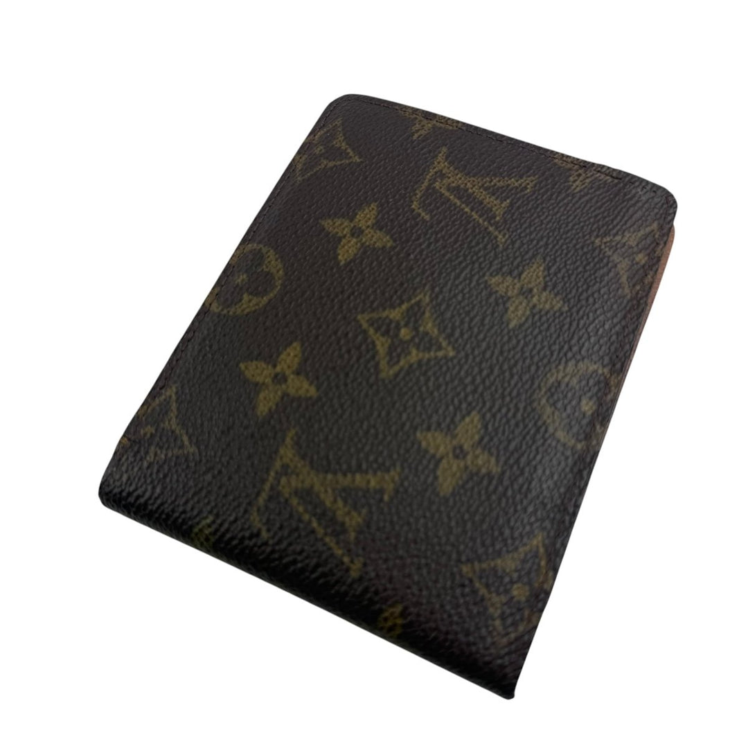 Louis Vuitton Vintage Bifold Brown Monogram Wallet - Lux Central