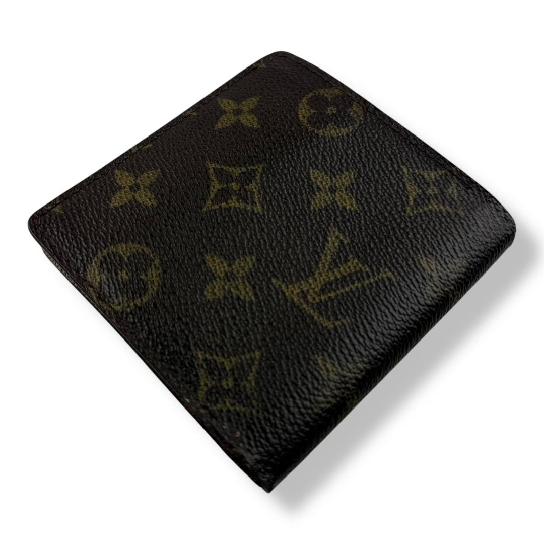 Louis Vuitton Vintage Bifold Brown Monogram Wallet - Lux Central