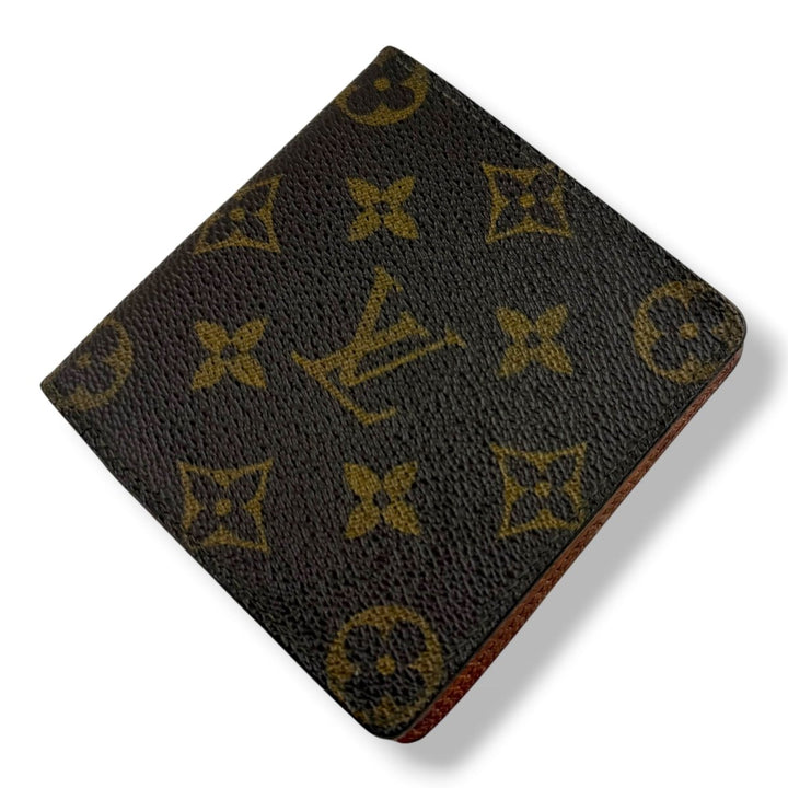 Louis Vuitton Vintage Bifold Brown Monogram Wallet - Lux Central