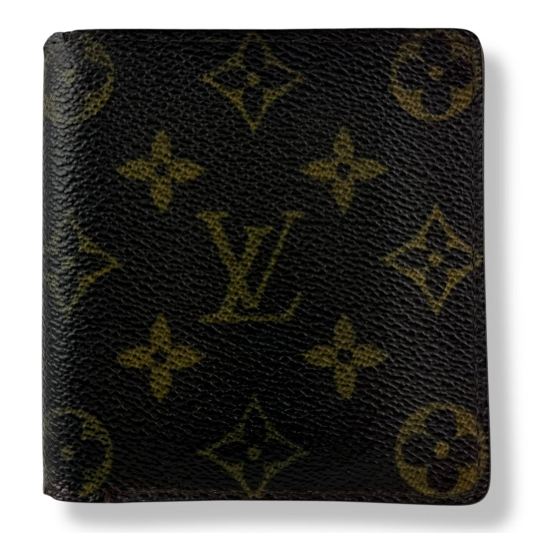 Louis Vuitton Vintage Bifold Brown Monogram Wallet - Lux Central