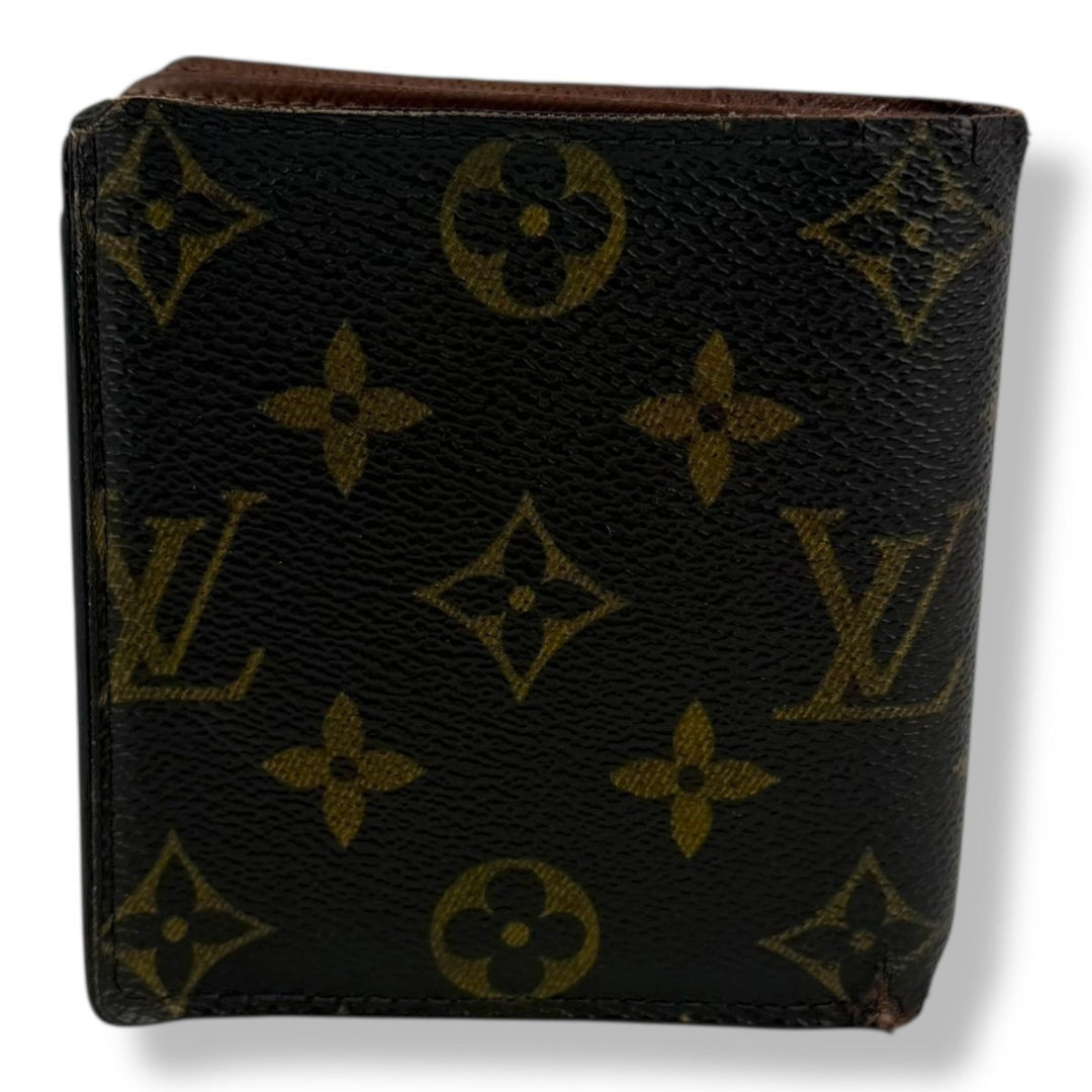 Louis Vuitton Vintage Bifold Brown Monogram Wallet - Lux Central