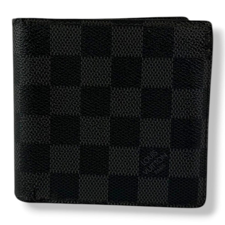 Louis Vuitton Vintage Bifold Damier Graphite Wallet - Lux Central