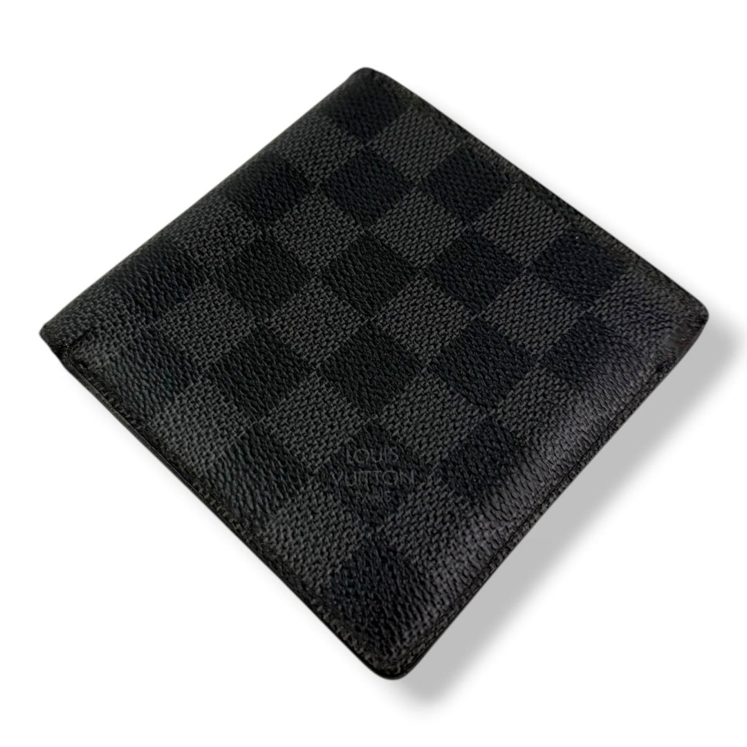 Louis Vuitton Vintage Bifold Damier Graphite Wallet - Lux Central