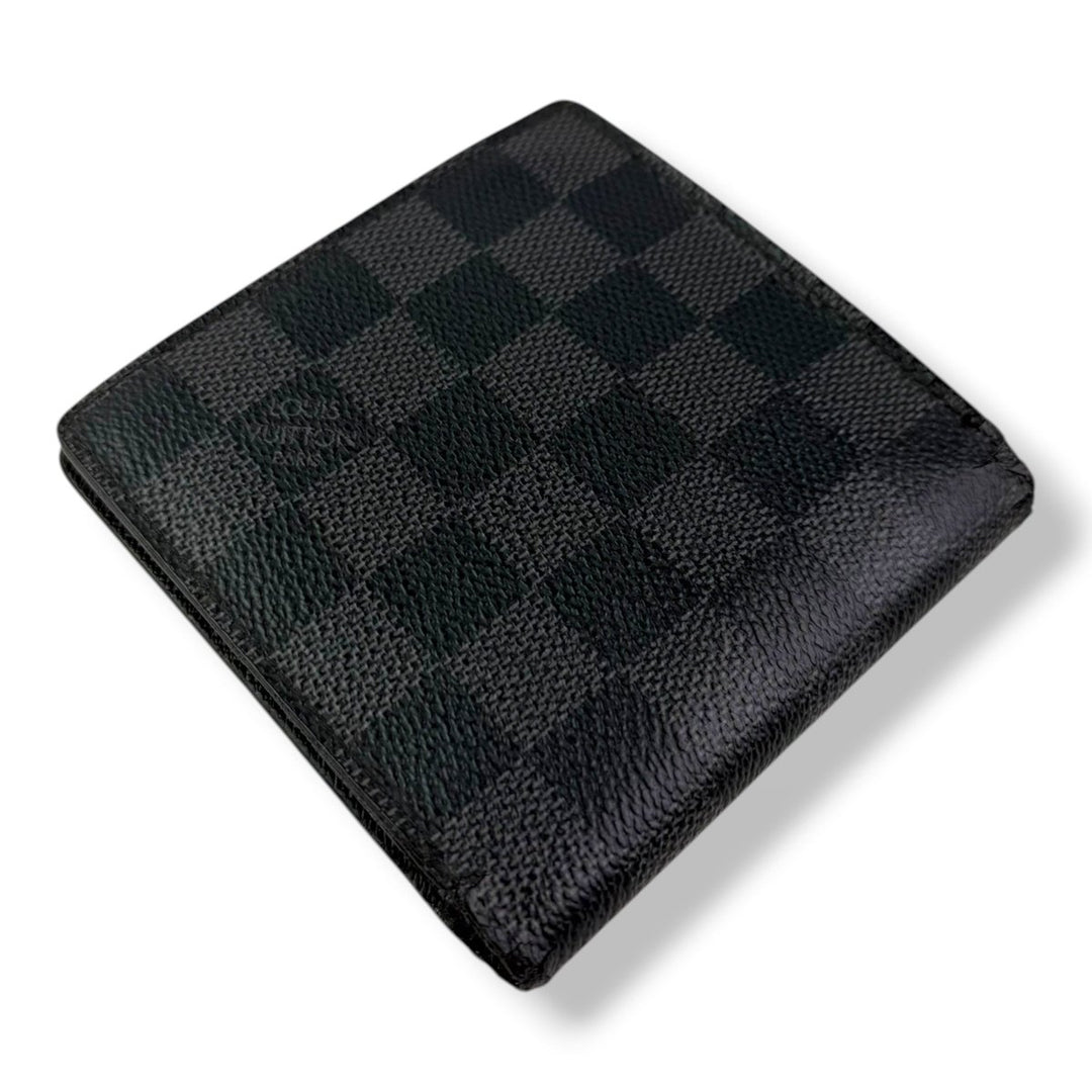 Louis Vuitton Vintage Bifold Damier Graphite Wallet - Lux Central