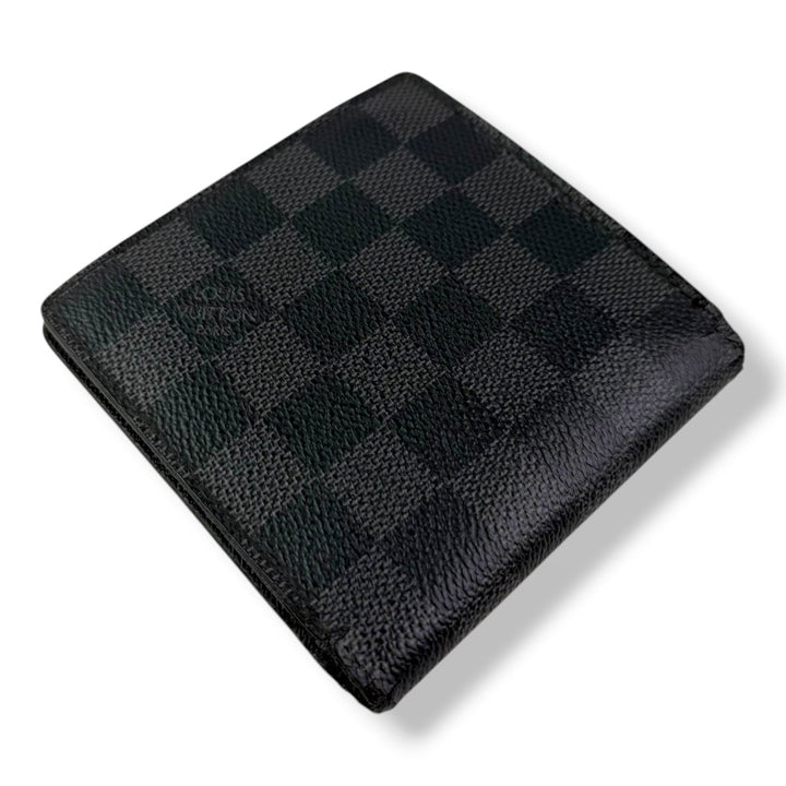 Louis Vuitton Vintage Bifold Damier Graphite Wallet - Lux Central