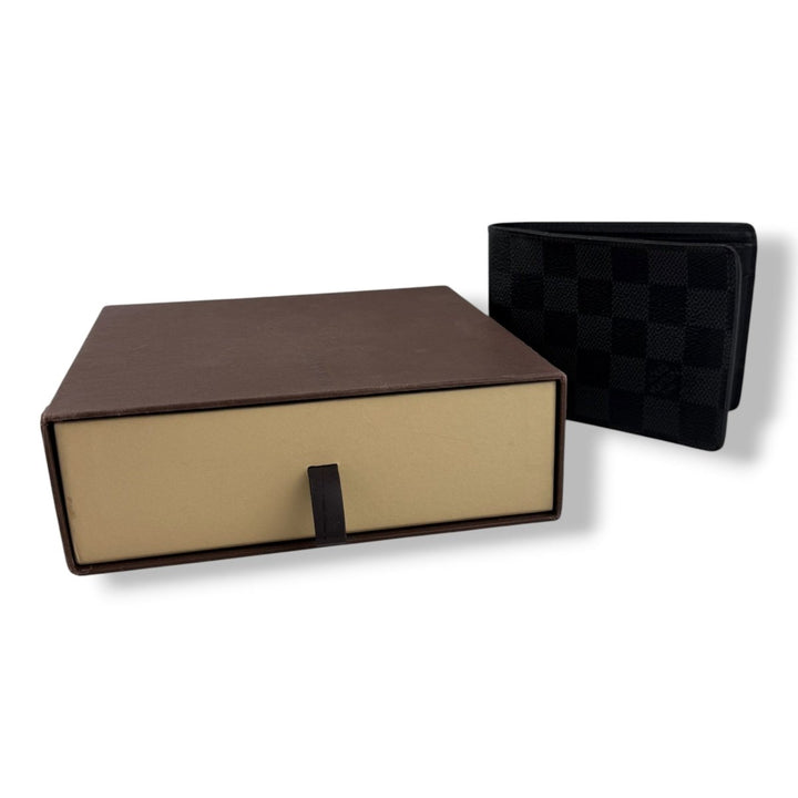 Louis Vuitton Vintage Bifold Damier Graphite Wallet - Lux Central