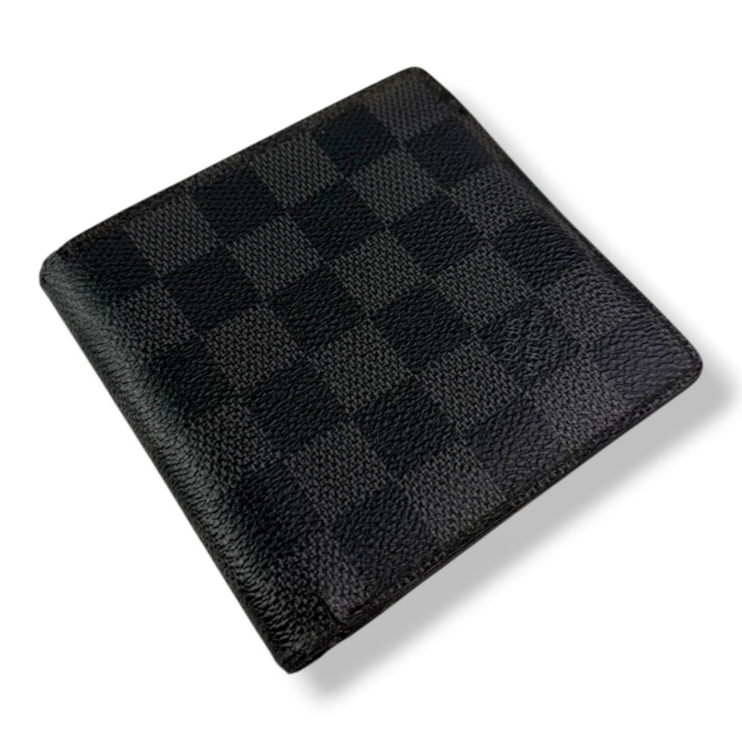 Louis Vuitton Vintage Bifold Damier Graphite Wallet - Lux Central