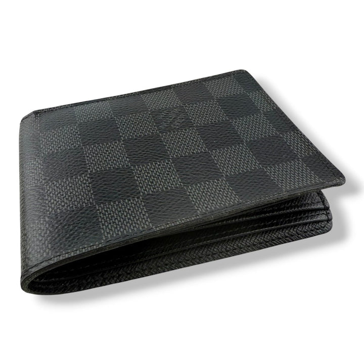 Louis Vuitton Vintage Bifold Damier Graphite Wallet - Lux Central