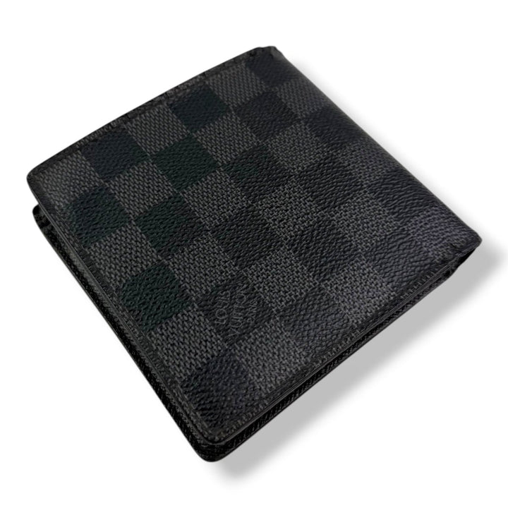 Louis Vuitton Vintage Bifold Damier Graphite Wallet - Lux Central