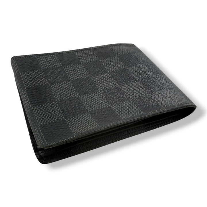 Louis Vuitton Vintage Bifold Damier Graphite Wallet - Lux Central