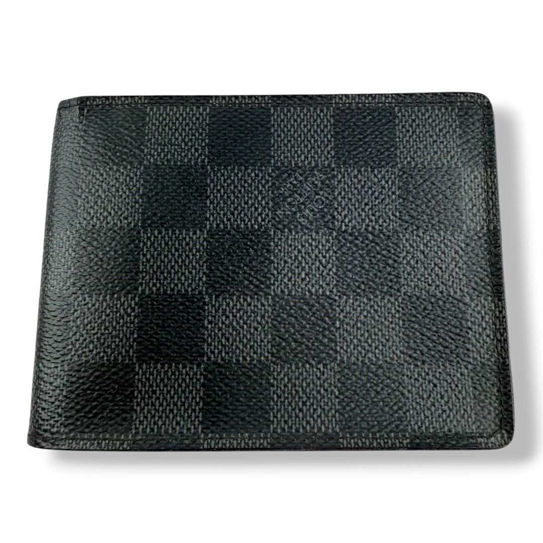 Louis Vuitton Vintage Bifold Damier Graphite Wallet - Lux Central