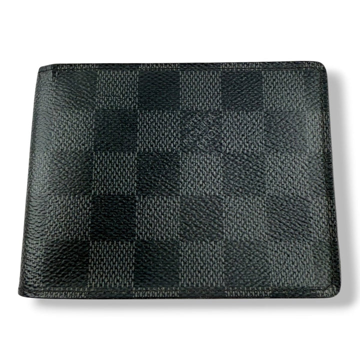 Louis Vuitton Vintage Bifold Damier Graphite Wallet - Lux Central