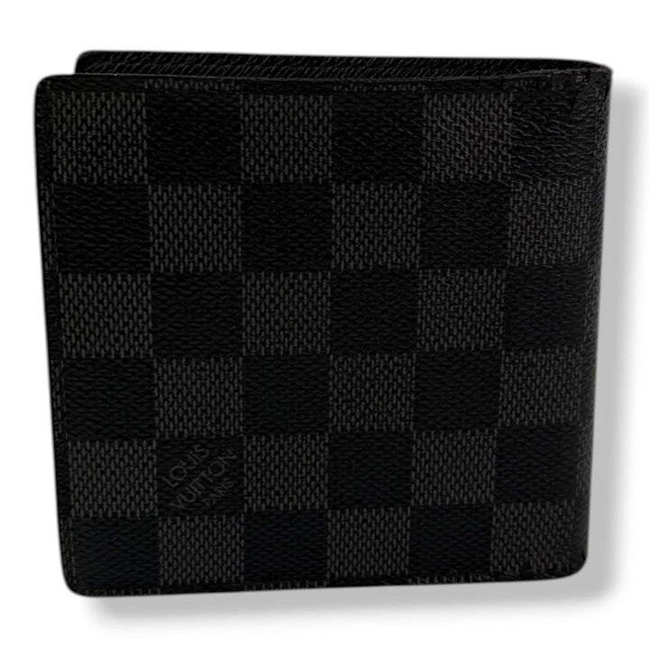 Louis Vuitton Vintage Bifold Damier Graphite Wallet - Lux Central