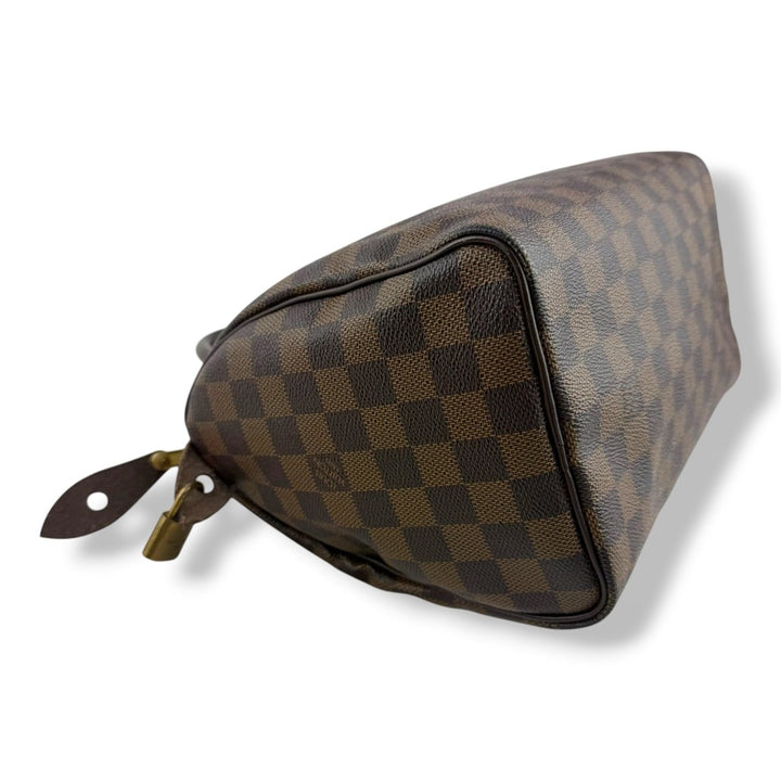 Louis Vuitton Vintage Brown Damier Speedy 25 Handbag - Lux Central
