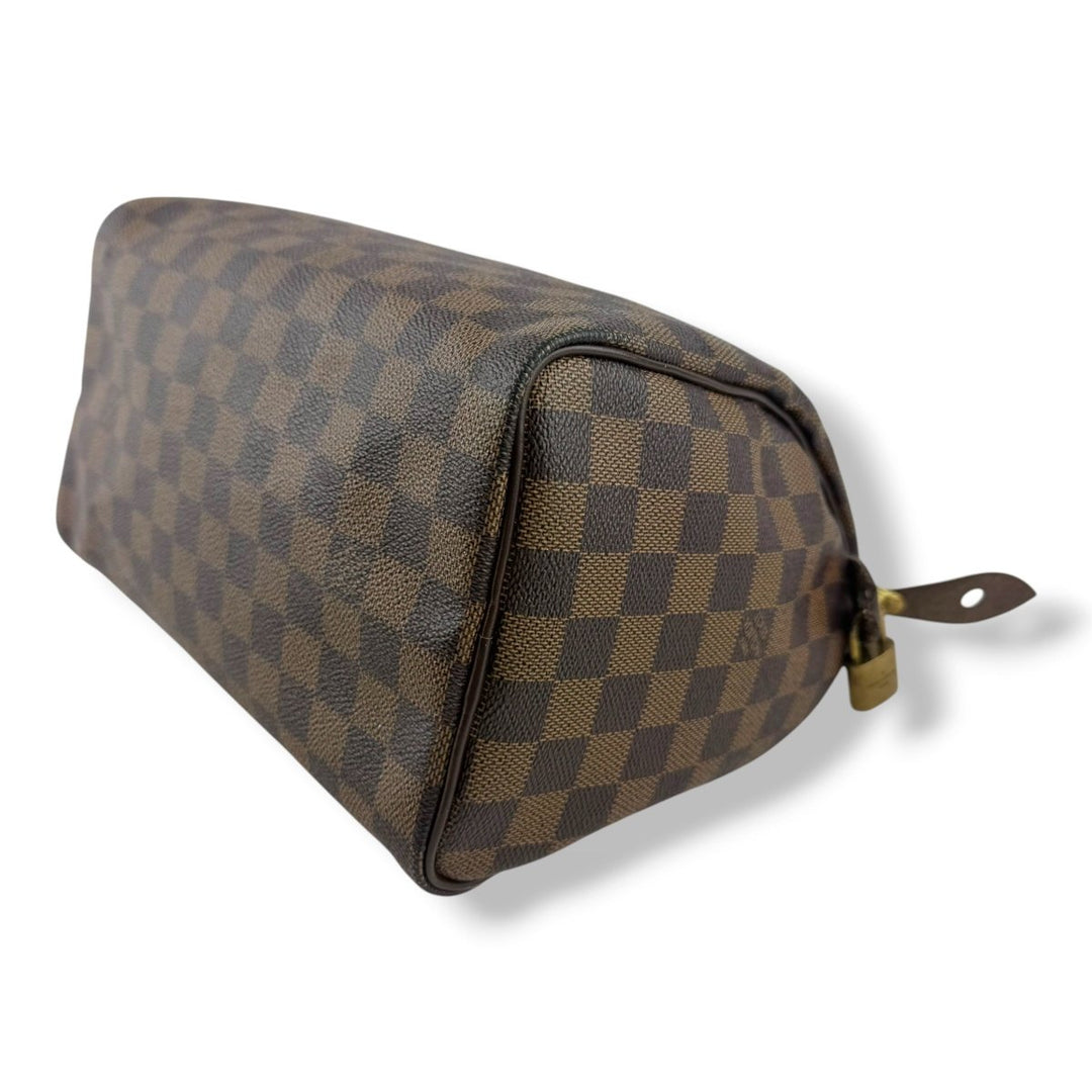 Louis Vuitton Vintage Brown Damier Speedy 25 Handbag - Lux Central