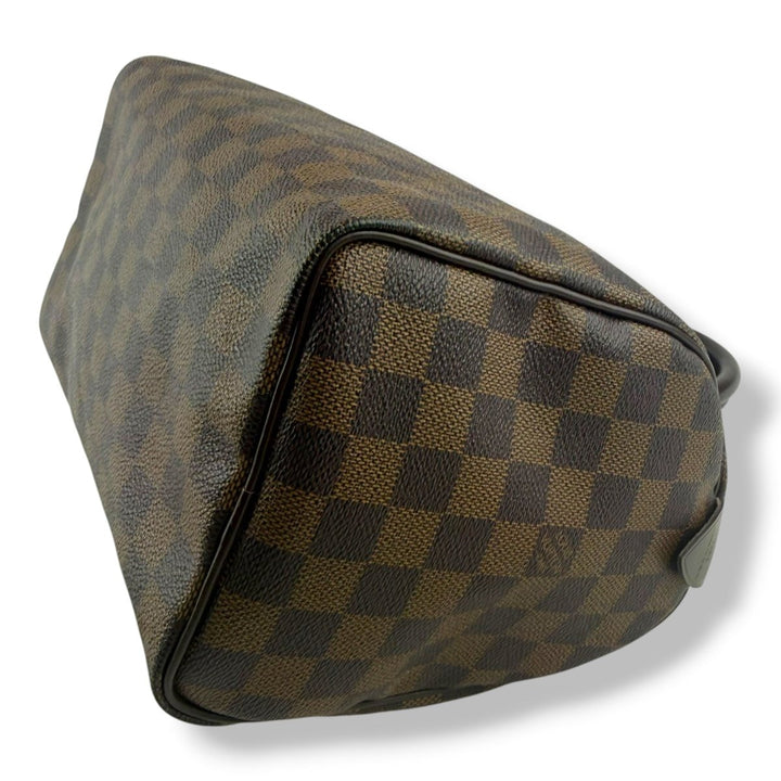 Louis Vuitton Vintage Brown Damier Speedy 25 Handbag - Lux Central