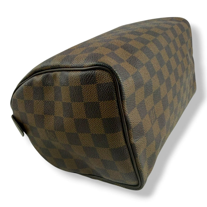 Louis Vuitton Vintage Brown Damier Speedy 25 Handbag - Lux Central