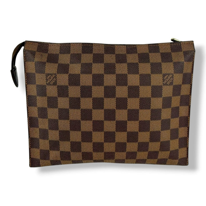 Louis Vuitton Vintage Brown Damier Toiletry Pouch 26 Bag - Lux Central