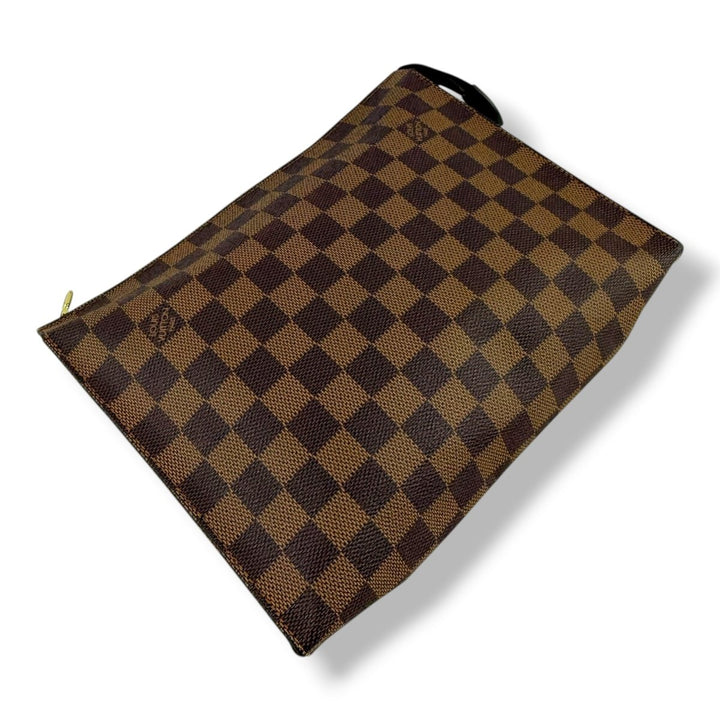Louis Vuitton Vintage Brown Damier Toiletry Pouch 26 Bag - Lux Central